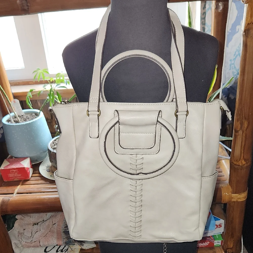Off White Tote Bag